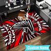 Custom Name Rug Falcons Logo Area Rug Suitable for Indoor And Outdoor,Carpets for Homes, Offices,Living Rooms,Home Decor,Christmas Gift