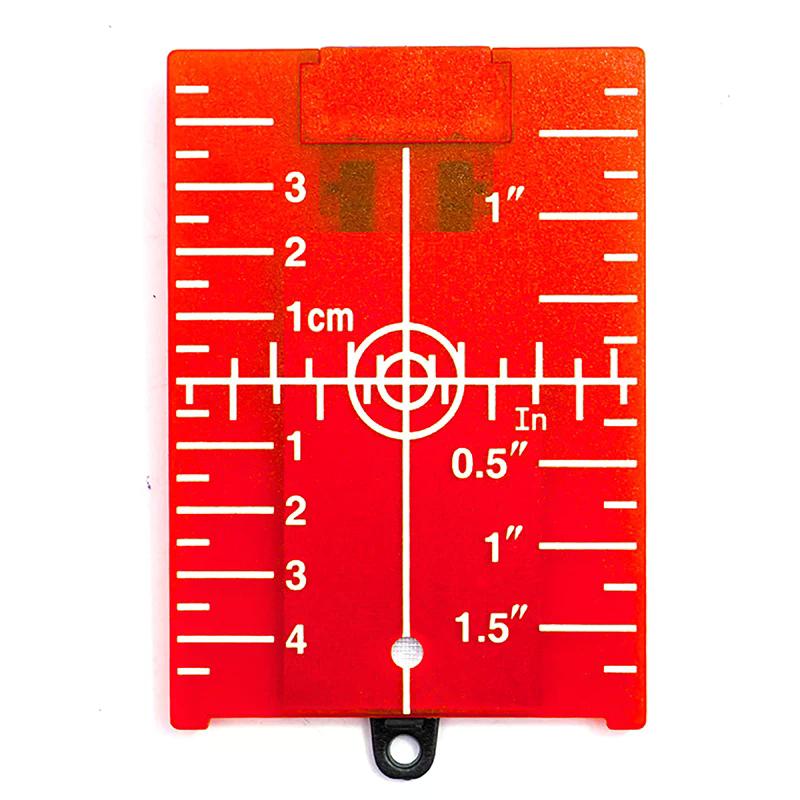 Plastic Lase Target Card Plate For Green Red Lase Level For Line Lasers Reflective Magnetic Plate Laser Target