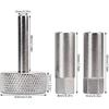 Conjunto de 3 Peças de Ferramentas de Ajuste de Válvulas Tucho 8 9 Mm Soquetes de Contraporca e Acionamento de 3 Mm Para Motocicletas ATVs