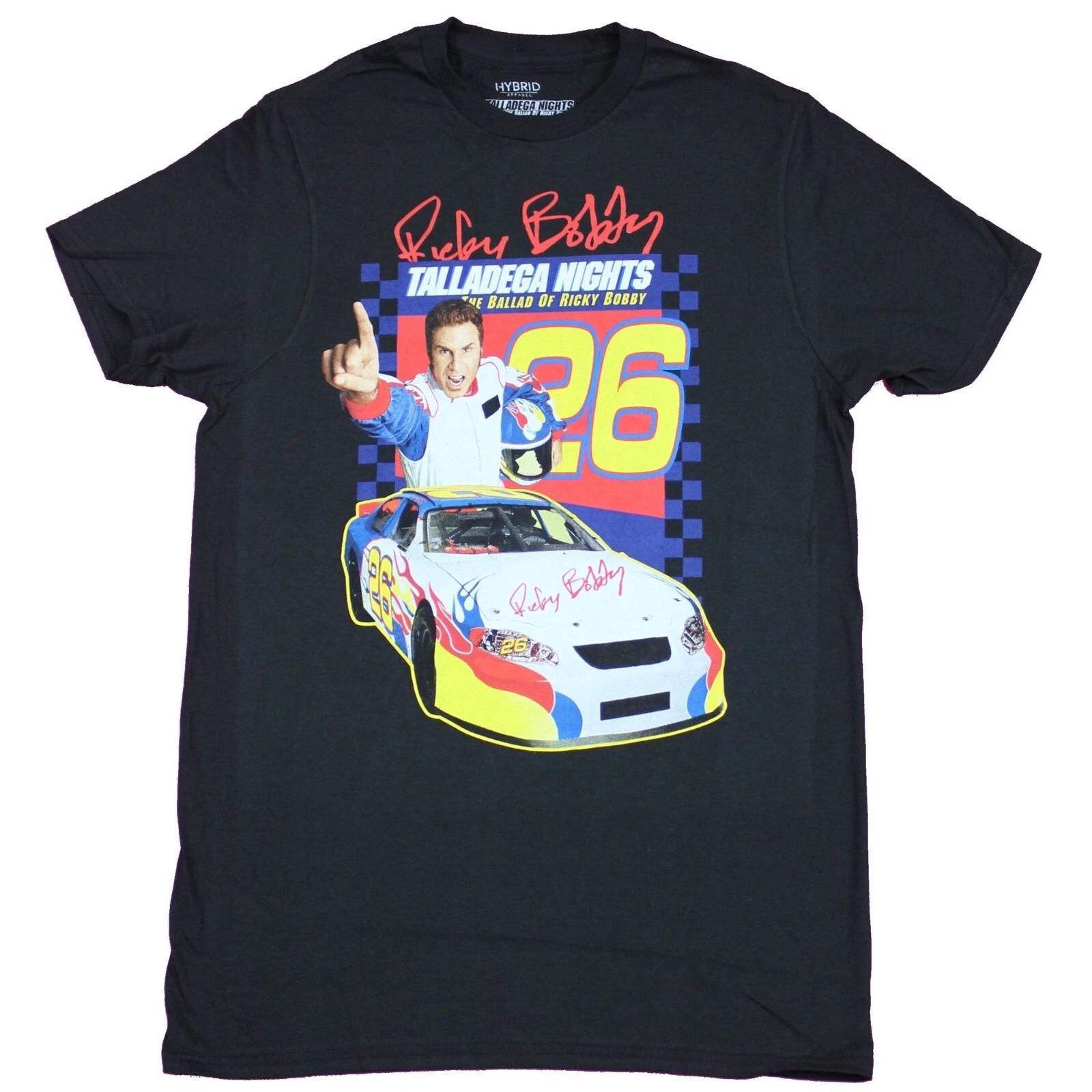 Hybrid Mens Talladega Nights The Ballad Of Ricky Bobby Funny Shirt New S-XL 2XL