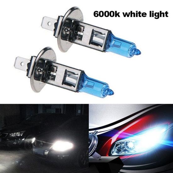 4Pcs H1 12V 55W 6000K White Xenon Gas Halogen Light Bulb Headlight Foglight