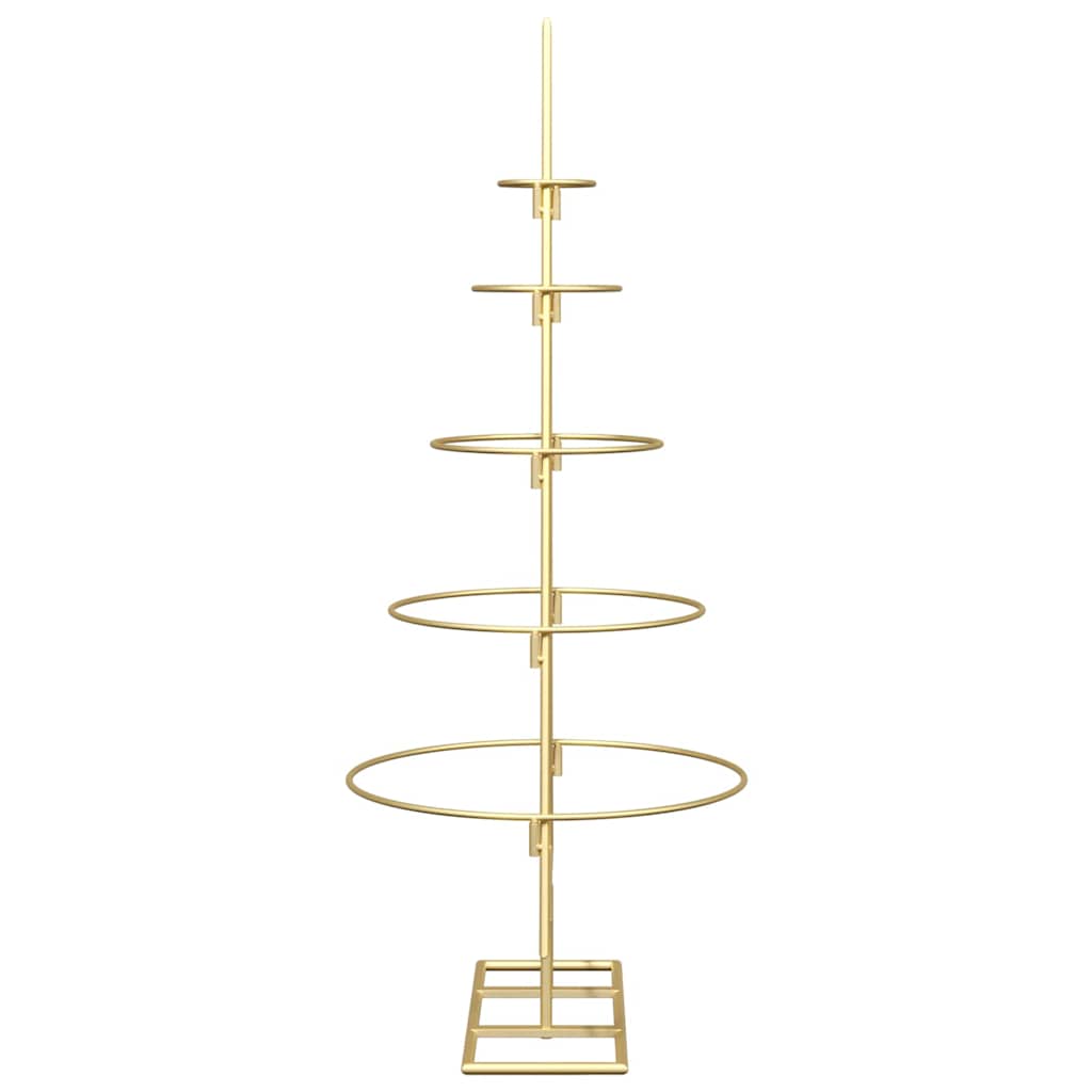 Metal Christmas Tree Gold 90 cm Powder Coated Steel