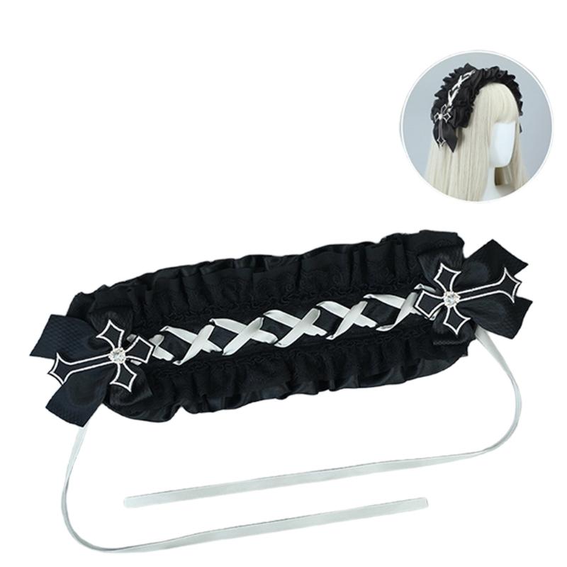 Bows Hairbands Adorkable Photo Props Halloween Anime Headbands Party Headpiece Fun Headbands for Music Festivals