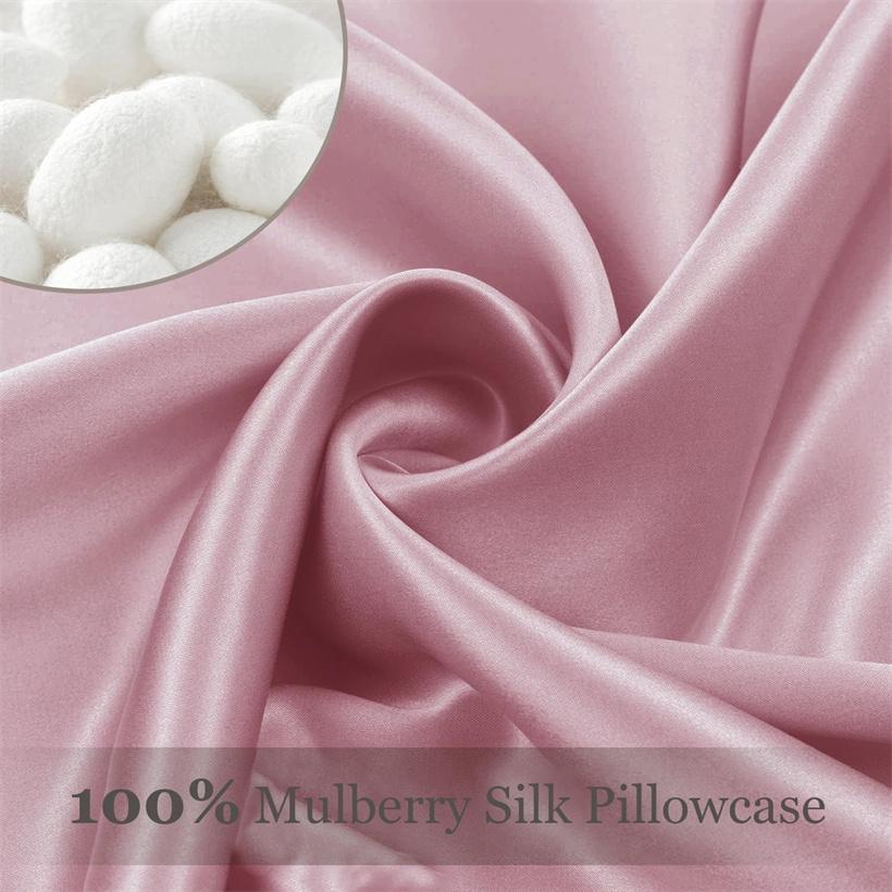 2pcs 100% Natural Mulberry Silk Pillow Case Real Silk Protect Hair Skin Pillowcase Any Size Customized Bedding Pillow Case Cover