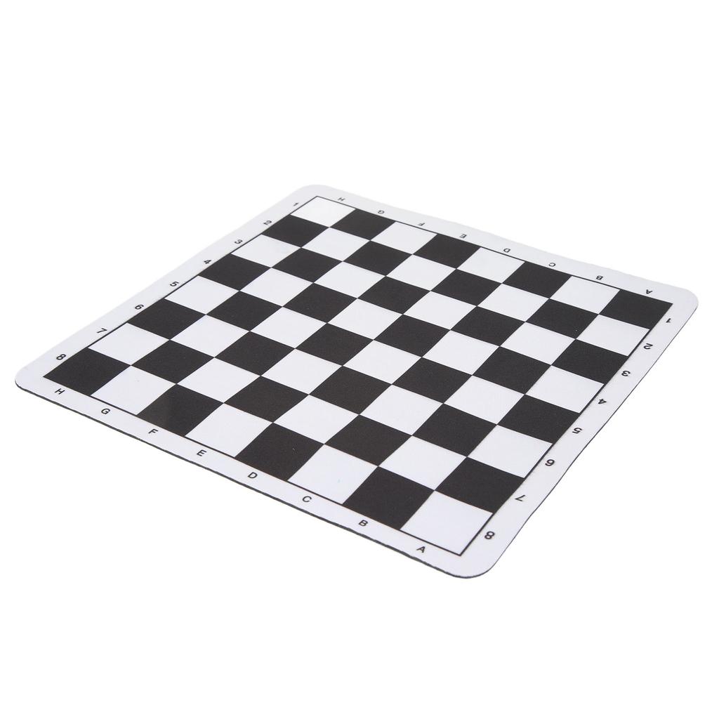 PU Leather Chess Board 24x23.6cm Tear Resistance Washable Portable International Chess Mouse Pad