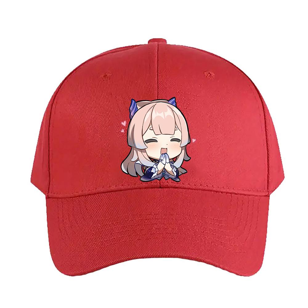 Chibi Kokomi Genshin Impact Cap Summer Woman Man Adult Casual Fashion Casual Adjustable Fishing Hat Sun Hat