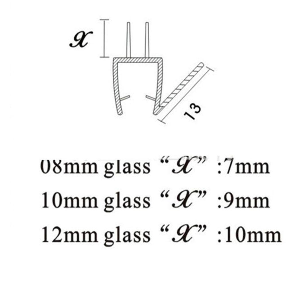 Ersatzdichtungen Duschdichtung Für Glastüren Gummistreifen