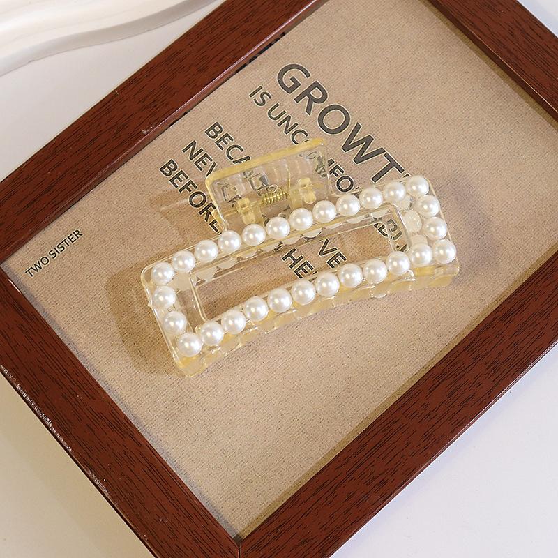 Ladies Girl Pearl Hairpin Job Shopping Travel Firm Non-Slip Hair Accessories Birthday Wedding Gift Thick Curly Hair
