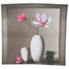 Vase Wall Stickers 3Pcs Magnolia Flower Wall Decals Self Adhesive Wall Art Decor for Entrance Room Sofa Backdrop Wall Decor