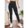  High Waist Yoga Pants for Women – Tummy Control Compression Leggings for Running, Gym, Workout, Black