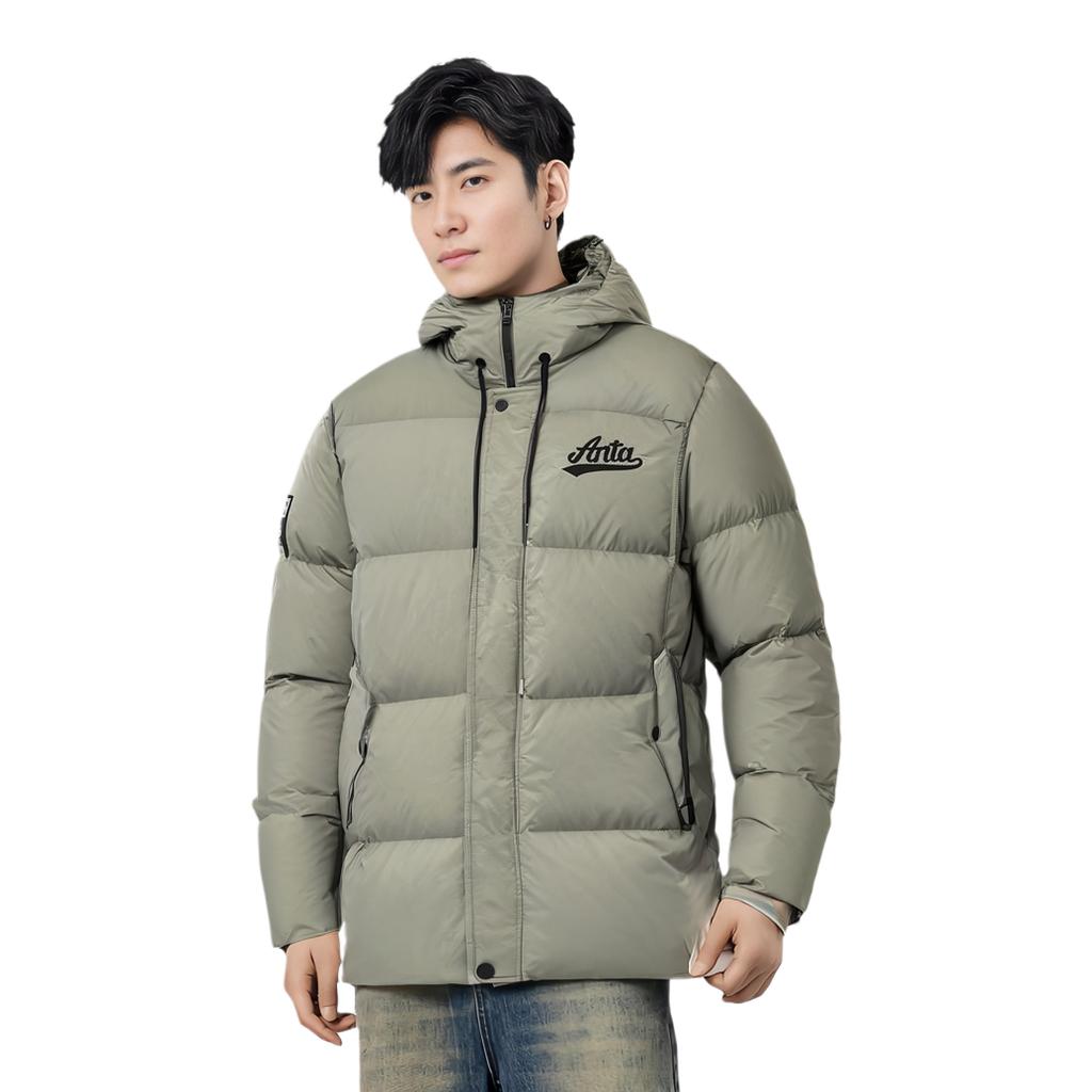 Anta Life Collection Down Jacket Men's Glacier Gray 152418901-1