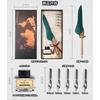 Charmoon Quill Antique Ink Gift Box Fountain Quill Natural Feather Dip Pen Pen, Bottle, Set, Pen, Pen, (Wine Red)