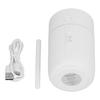 Mini Humidifier with Colorful Light Desktop Humidifier USB Powered for Car Office Room BedroomWhite