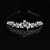 2pcs Sparkling Rhinestone Queen Crown Bride Headdress Wedding Jewelry  Birthday Party