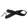 DG 1121 Guitar Strap for Electric Acoustic Guitars Adjustable 32 54inch Black Nylon Straps with Artificial Leather Ends