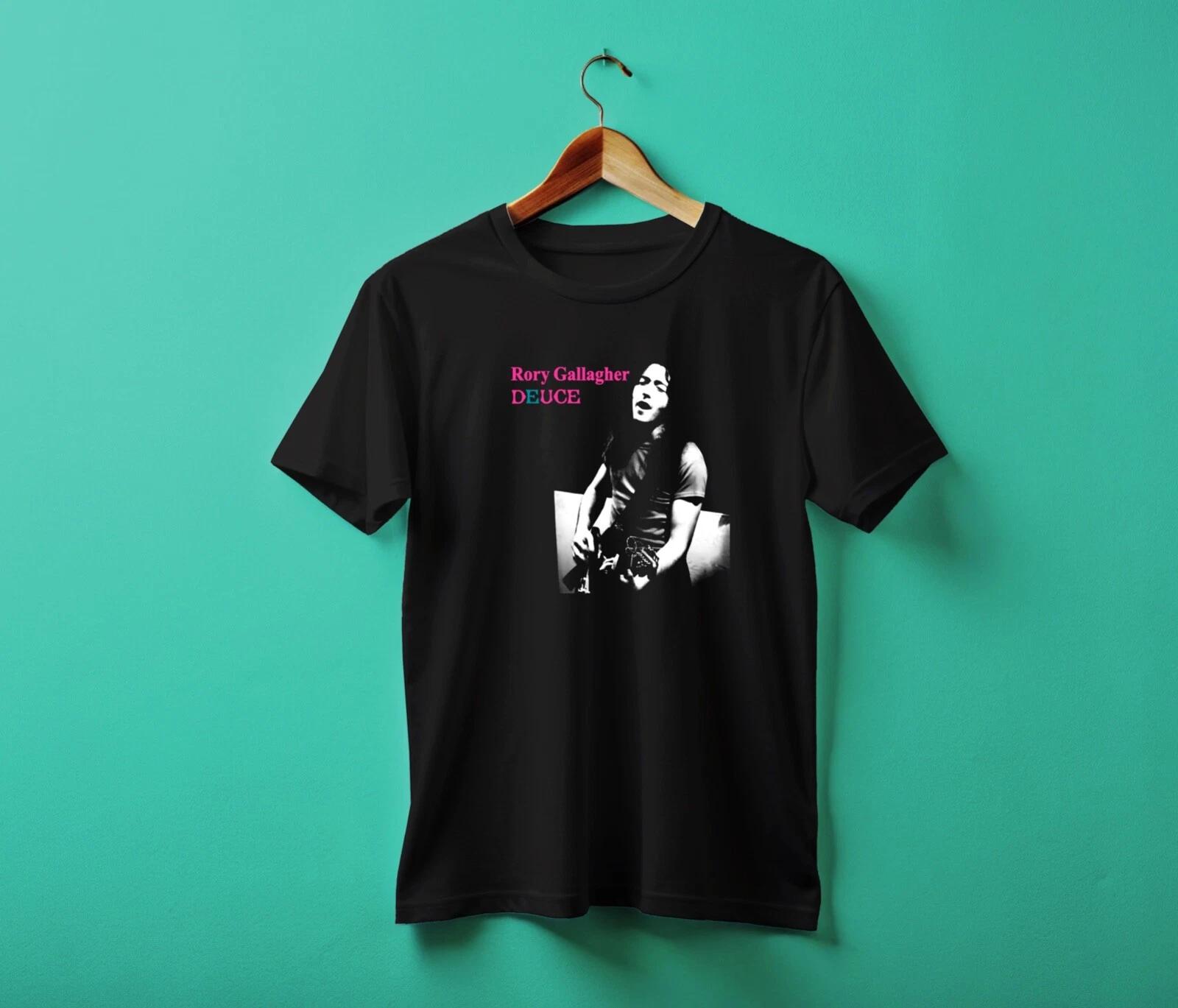 Men s and Women s T-shirts Rory Gallagher Deuce Custom  t-shirt BLACK XXXXL