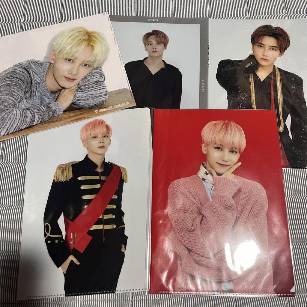 [USED] Jeonghan clear file bulk sale