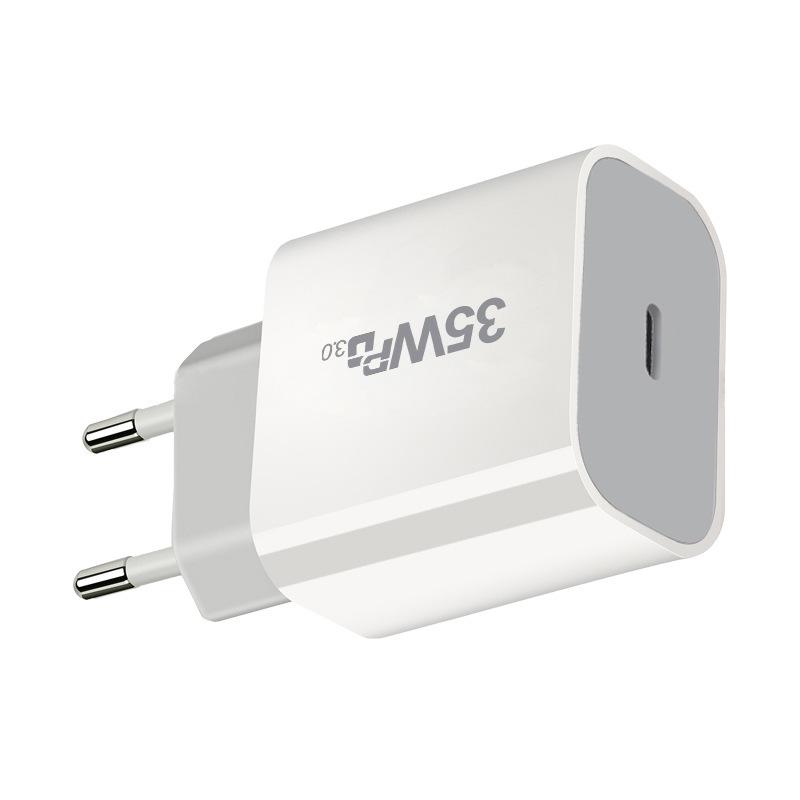 PD35W Universal Type-C Mobile Charger with AU, UK, and EU Compatibility