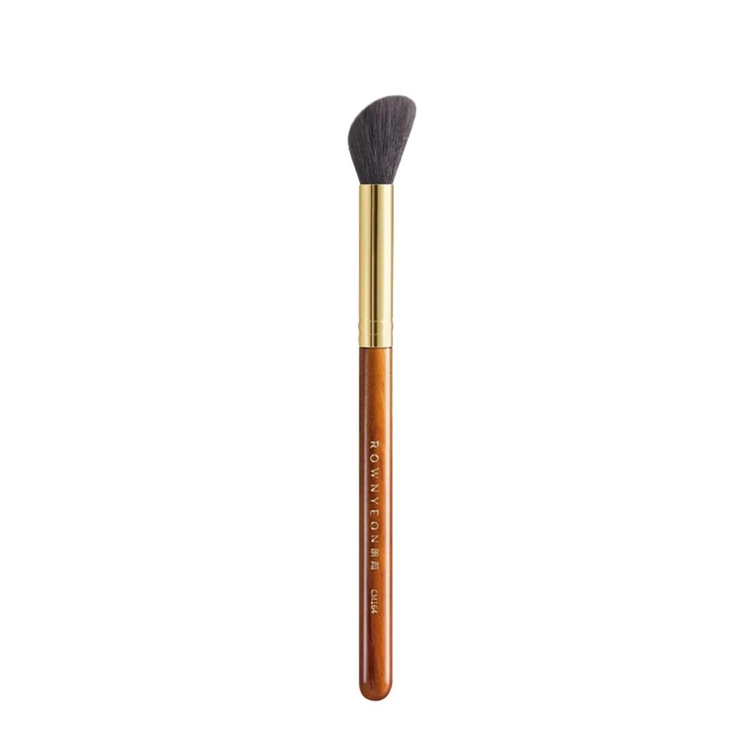 

Rownyeon Makeup Brush, CM164 Sloped Small Blush Brush, Wool Slanted Head, 1 pack рожевий