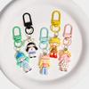 Creative Hat Girl Keychain: Cute Resin Pendant for Backpacks & DIY Decoration