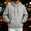 Men's Retro Hoodie Loose Fit Casual Pullover Sweatshirt for Fall Winter