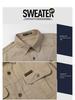 Men's Non-Iron Long Sleeve Cotton Workwear Shirt - Loose Fit, Casual Outdoor Top