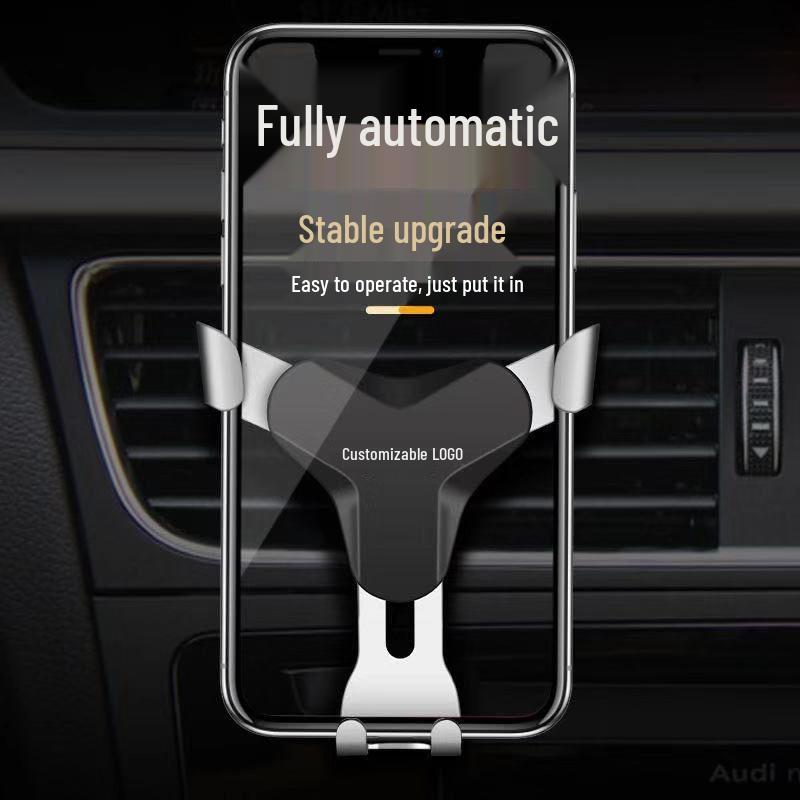 Universal Gravity Sensing Car Phone Holder for Air Vent Mounting