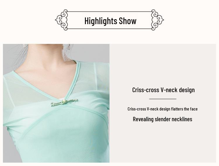 Damen Fließendes Klassisches Tanzkostüm-Set - Antiker Chinesischer Feenstil