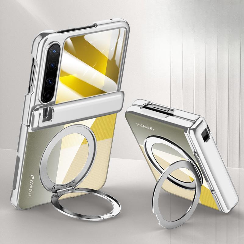 

Подходит для чехла для мобильного телефона Huawei Purax, пленка, встроенный вращающийся кронштейн, магнитная адсорбция, зарядка, PX, противоударный, полная защита, X, прозрачный Huawei Pura X