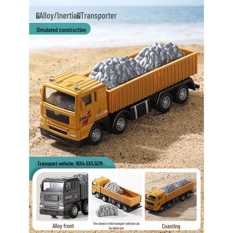 

Очень большой мусоровоз со светом и музыкой, обучающая модель экскаватора для детей