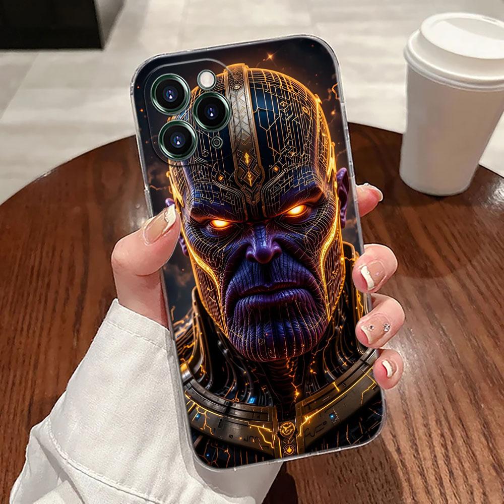 Marvel Heroes Deadpool Hulk Transparent Phone Case For iPhone 17 Pro Max 17E 11 12 13 14 15 16 Pro Max Plus 17 Air 16E 7 X Cover