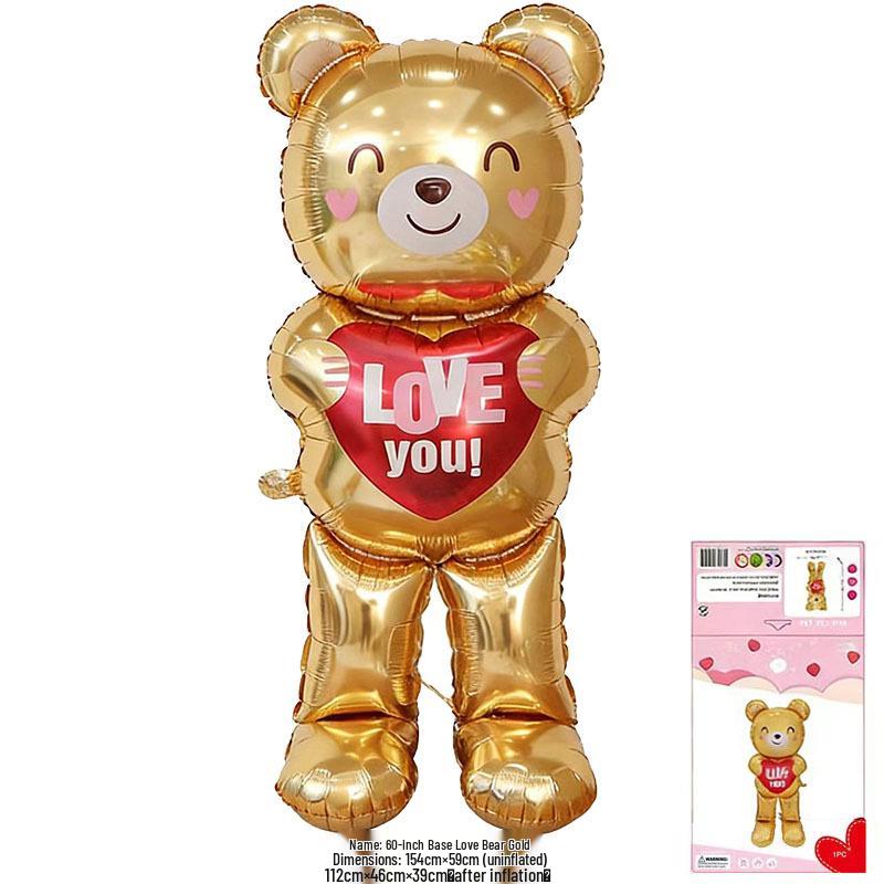 Trendy 40" & 65" Heart Foil Balloons for Valentine's, Proposals, Engagements & Weddings