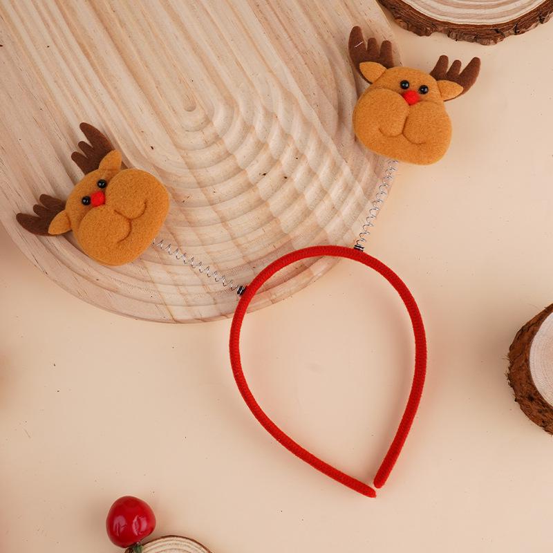 Świecące Świąteczne Akcesoria do Włosów Bałwana: Świecąca opaska i spinka do włosów dla dorosłych i dzieci