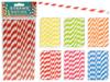 Paper Straws For Drinks 16pcs 6 Types