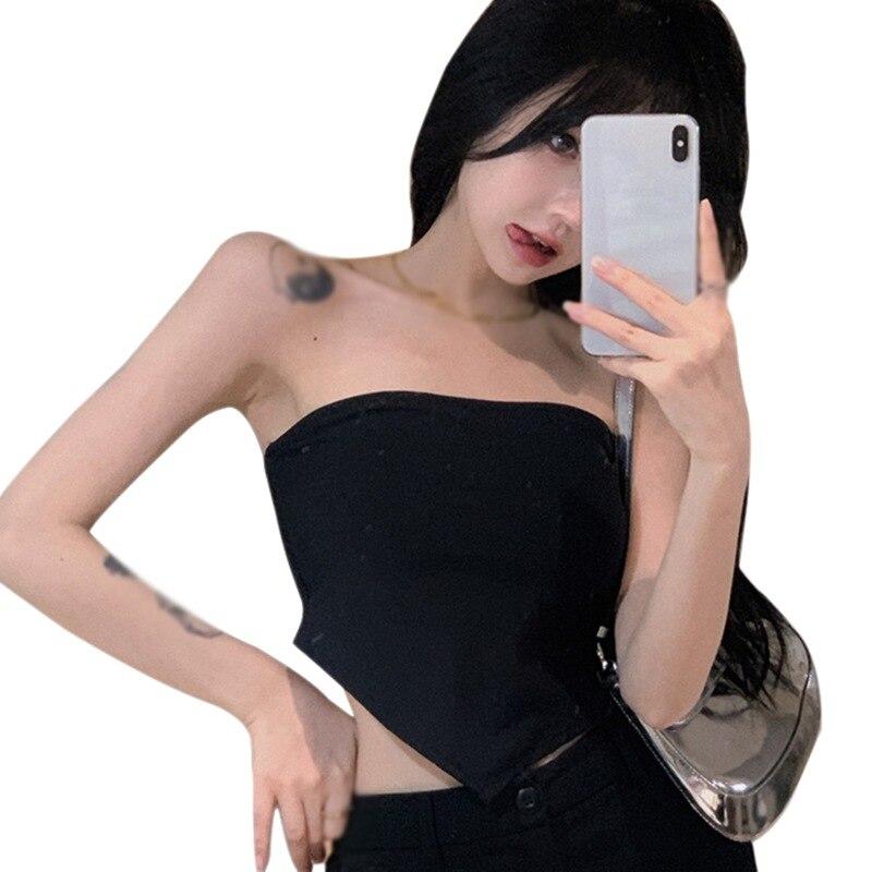 Top Design For Minority Women's Net Red Bra, Triangle Bra And Slim Waistcoat