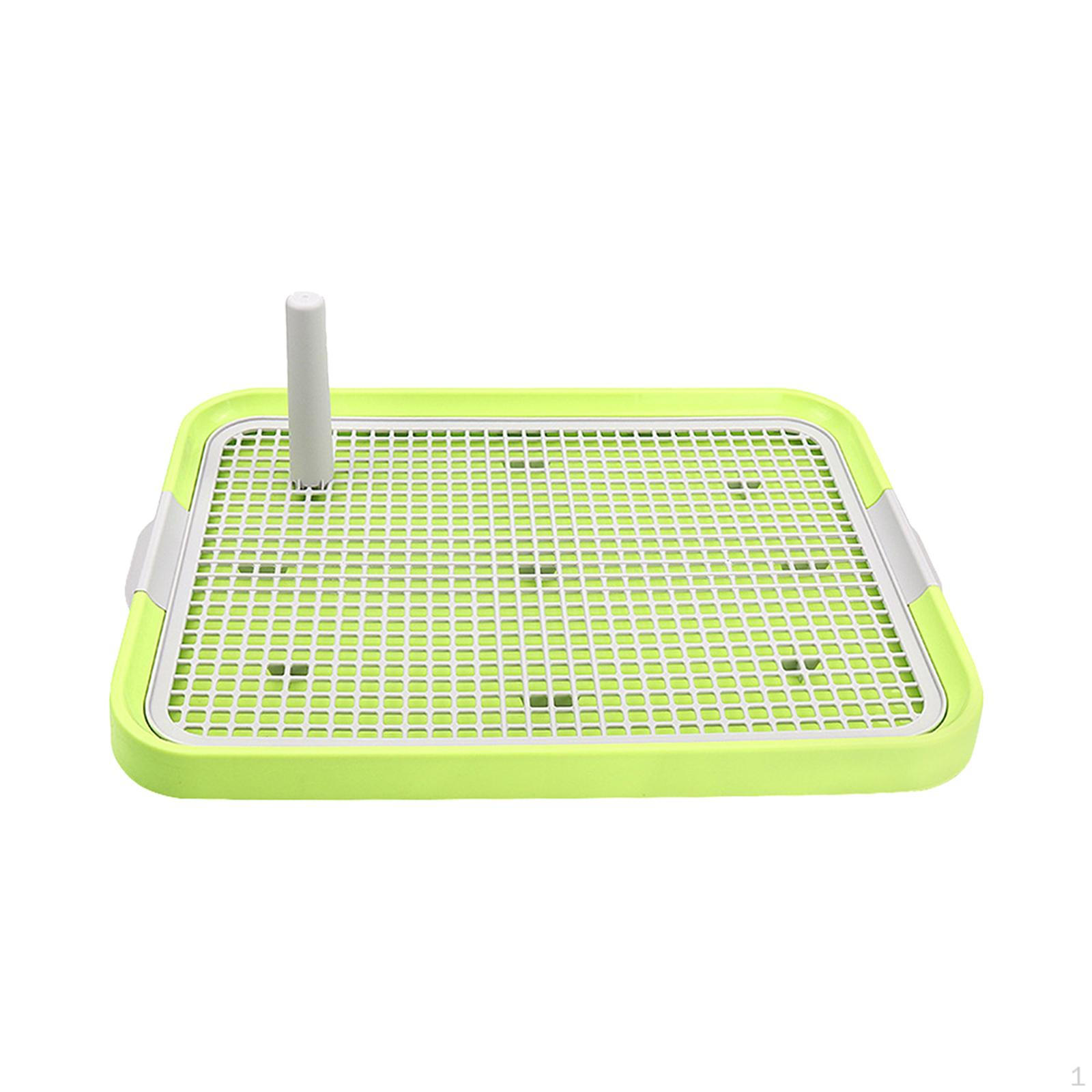 

Dog Pee Pad Holder Potty Tray Puppy Mesh Reusable Indoor Wee Training зелений
