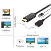 4K60Hz HDMI-compatible To DisplayPort Cable DP To HDMI Converter Adapter with USB Power for Gaming PC Laptop PS5 Xbox Monitor 4
