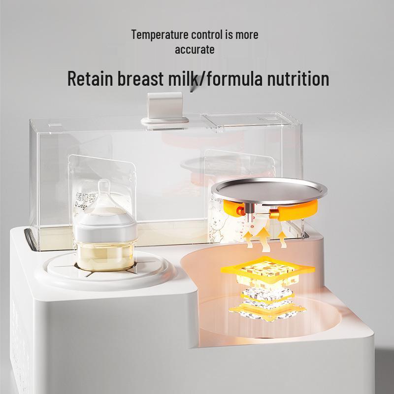 Intelligenter 3-in-1 Babyflaschenwärmer: Wasserkocher mit konstanter Temperatur, Milchschüttler, Isolierter Milchwärmer