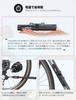 Tiakia Bicycle Air Pump Portable Floor Pump Compatible with Valves High Pressure 260PSI Aluminum Alloy Durable Compact Pump Lightweight Handheld Small