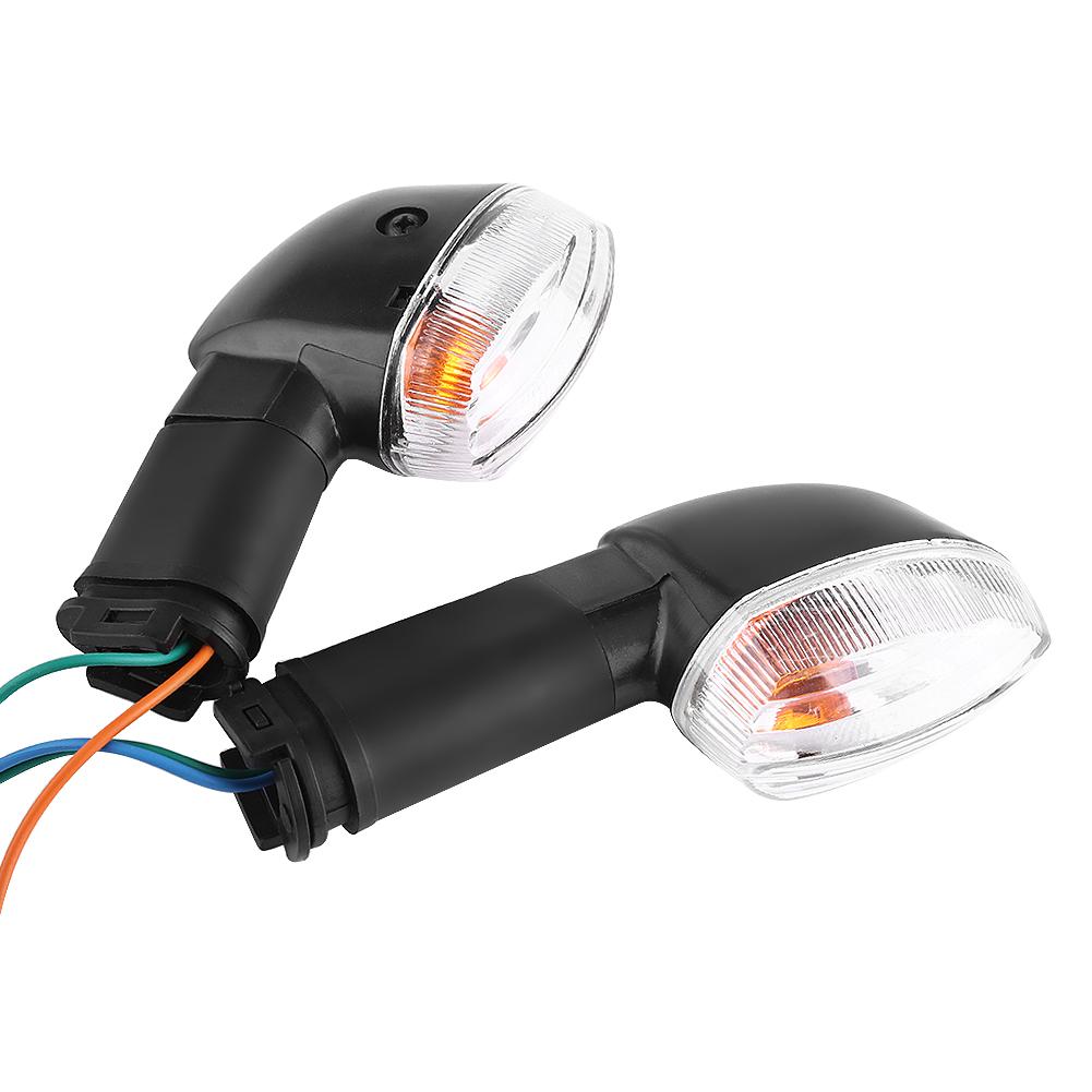 Motorcycle Turn Signal Light Indicator Lamp For Yamaha YZF R1 R6 FZ1 FZ6 With White Lens