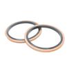 JB982 Red Copper Gasket Seal Ring/O-ring & Framed Oil Seal Combo