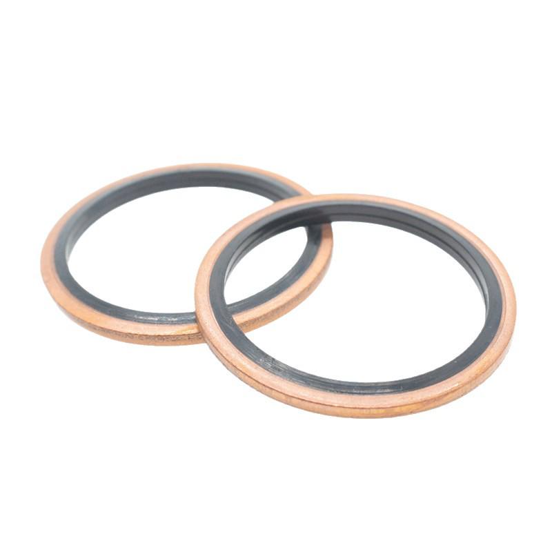 JB982 Red Copper Gasket Seal Ring/O-ring & Framed Oil Seal Combo