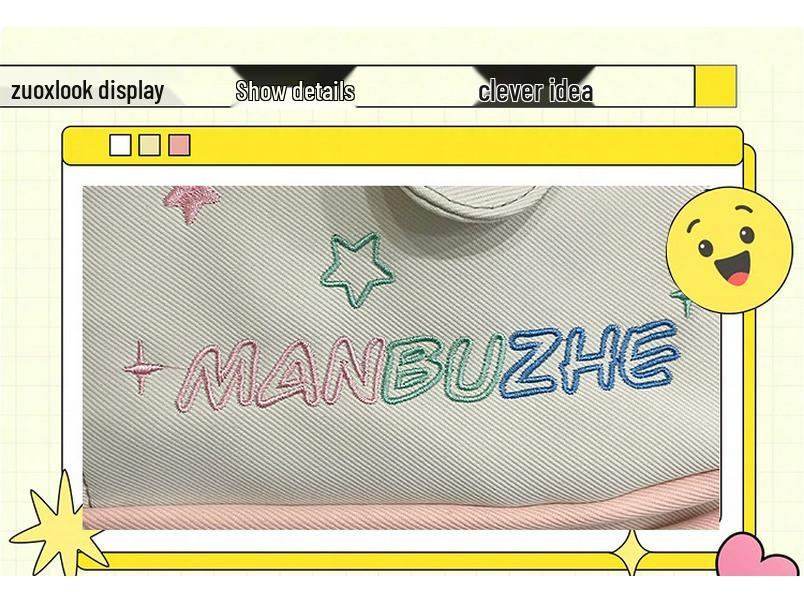 2025 Wear-Resistant Large Capacity Transparent Ita Backpack for Middle School Girls