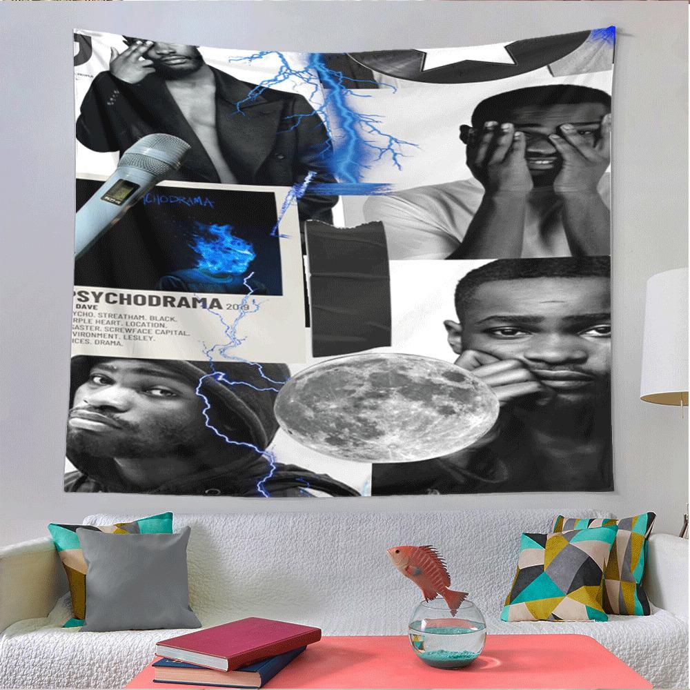Daves Artistic Rap Theme Digital Print Tapestry Street Dance Hip Hop Decor for Events Party Venue Fashion Decoration