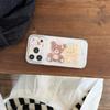 Cartoon Double Layer Bear Phone Case, Compatible with iPhone 14/13 & Apple 17/16/15 PROMAX, Anti-Drop Protection