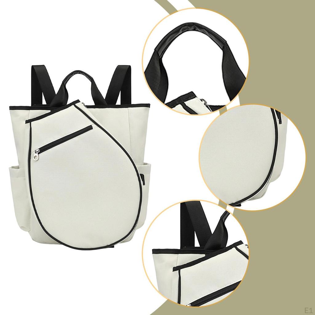 Tennis Backpack Duffle Bag Storage Racket Racquet Holder with Pockets Pickleball for Sports
