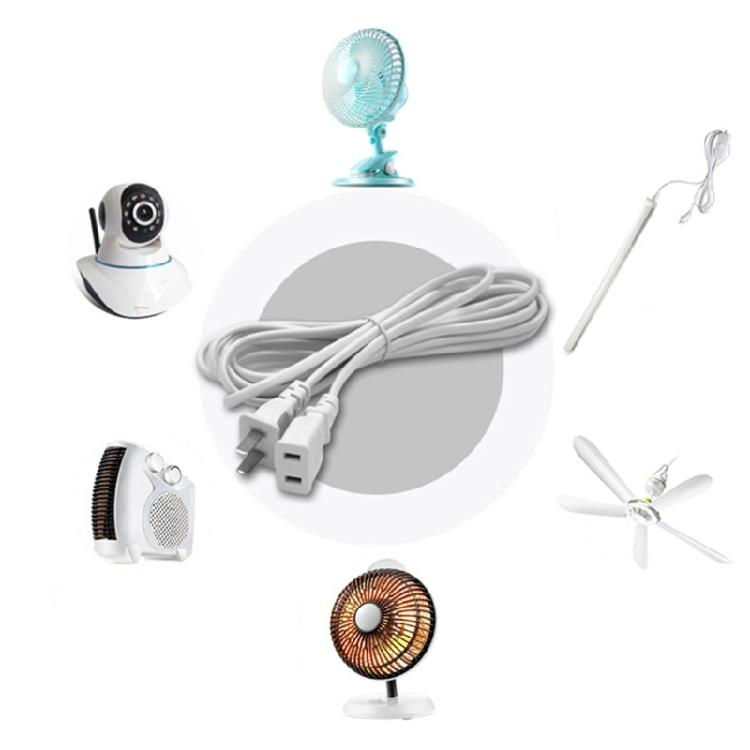 3Meter  Switches Equipped Power Extension Cord Multipurpose Power Cord with Switches Plastic for Fans Lamps & Other Electronics