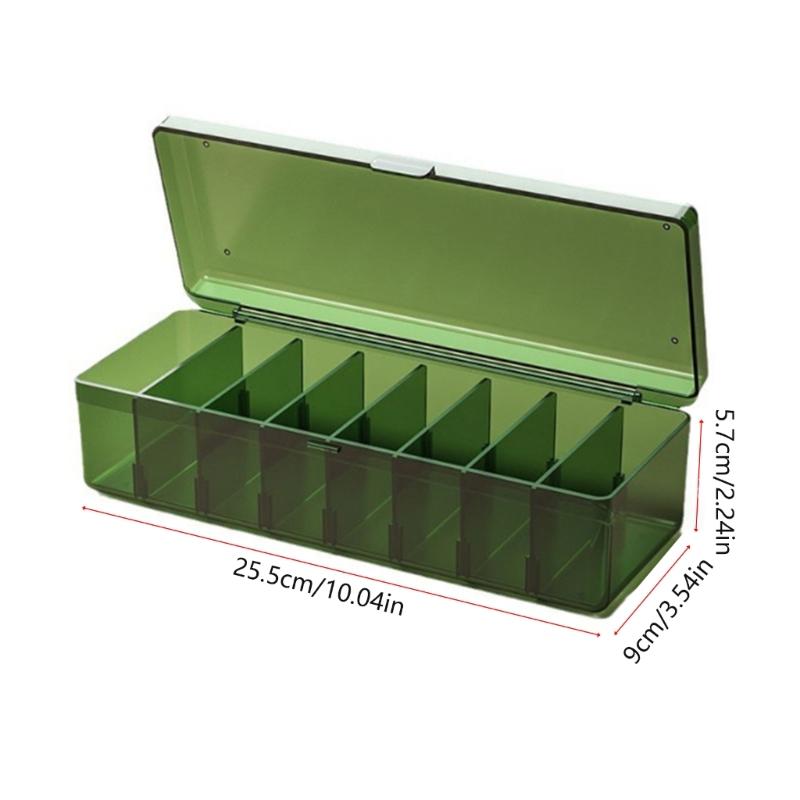 Plastic Card Divider Box Playing Card Storage Box Clear Card Deck Case Organizers Trading Card Collection Card Box