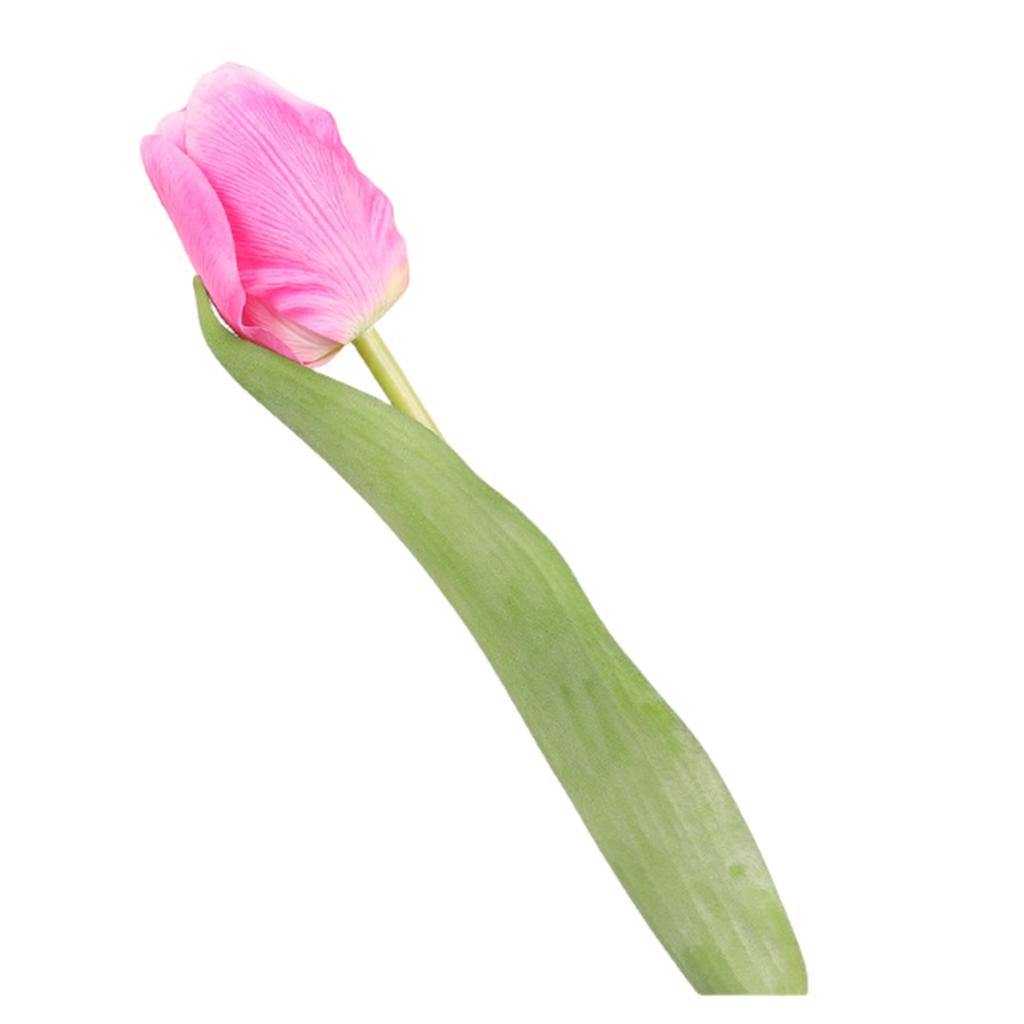 Yousheng Simulated Tulip 37cm Artificial Tulip Faux Silk Fake Tulip Flower Bulk for Vase Wedding Home Decor Spring Parties Mother's Day Gift