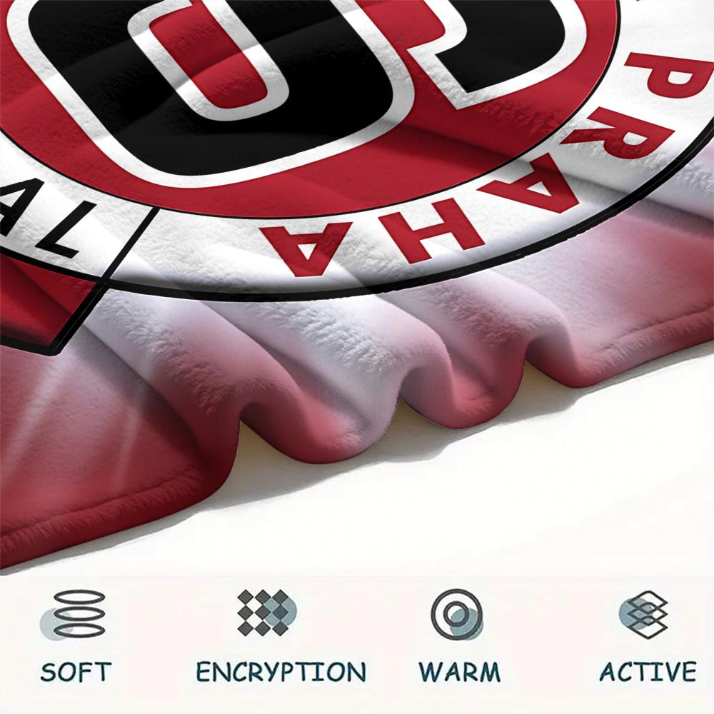 AC Sparta Praha Print Flannel Blanket, High quality Comfortable for All Seasons, Home Decor, Warmth and Comfort, Perfect for Christmas Gifts